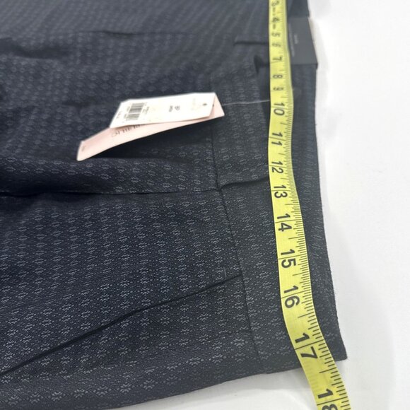 Banana Republic Avery Pants Womens 8P Navy Ankle Cropped Pleated Career NEW - Picture 8 of 10